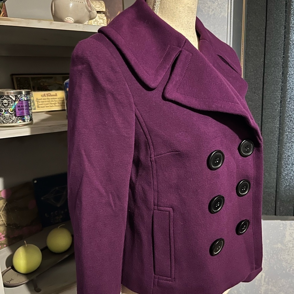 Inc purple jacket small double breasted - Picture 6 of 12